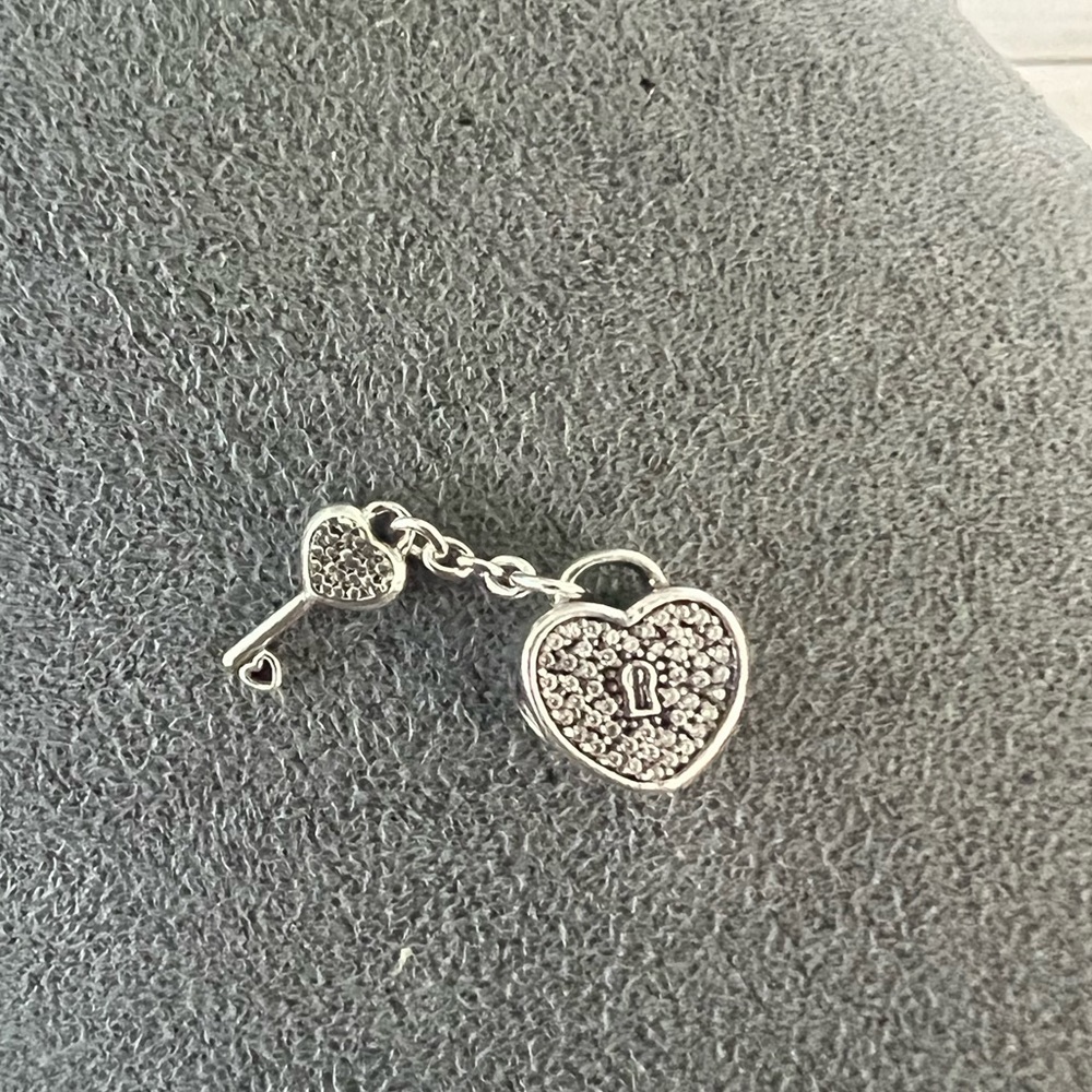 Heart with key charm by Pandora